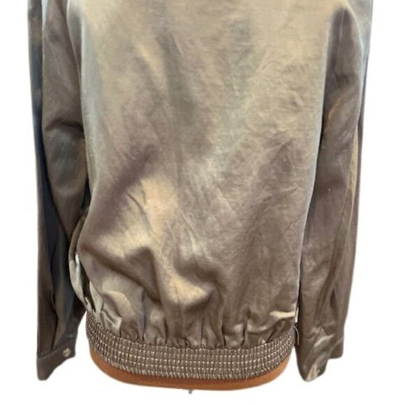 ZARA Grey Track Jacket with 2 Front & 2 Inside Pockets – Size Small - Picture 6 of 9